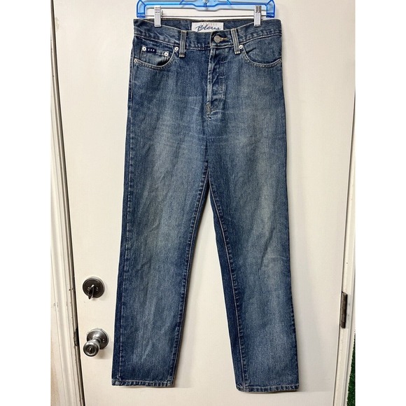 Express Jeans Women's Size 5/6R Boot Leg Denim Euro Button Cotton Casual Classic - Picture 1 of 9